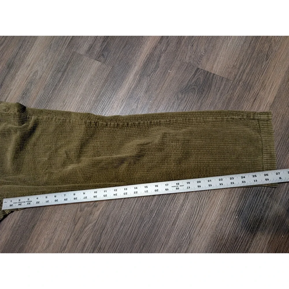 Alex Mill Boy Pant Corduroy Pants‎ Dark Olive Green Size 0 (BUTTON FLAW)